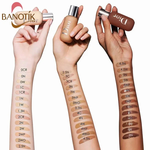 رنگ بندی کرم پودر دیور بک استیج