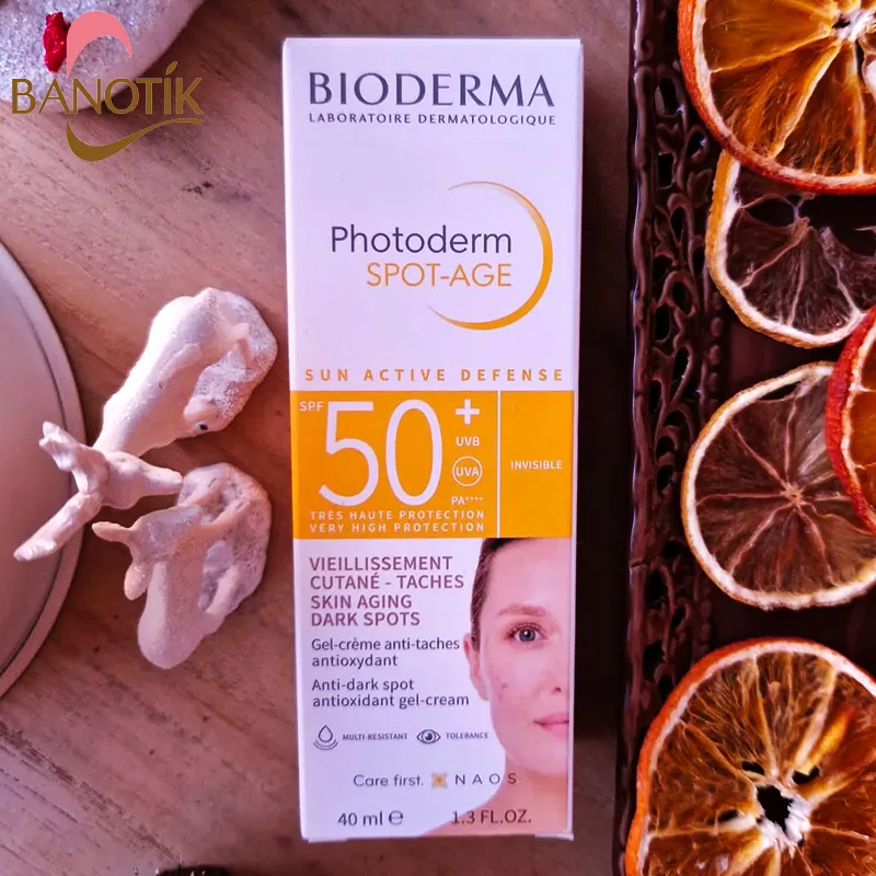 ترکیبات ضد آفتاب بایودرما اسپات ایج