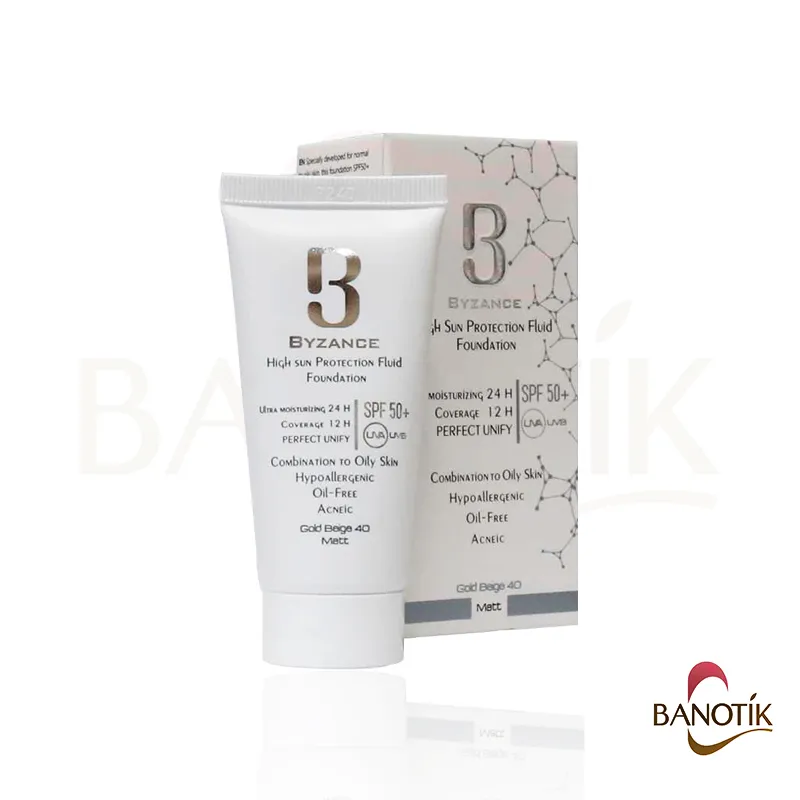 کرم ضد آفتاب رنگی بیزانس اصل