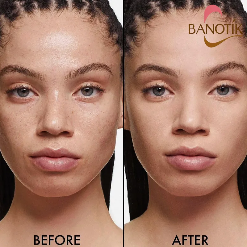 قبل و بعد استفاده از کرم پودر دیور