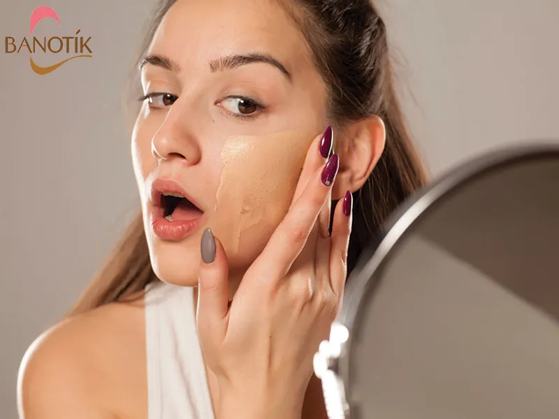 مراحل میکاپ صورت _ کرم پودر